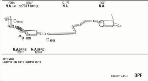 Fonos CIK031745B - Система выпуска ОГ autosila-amz.com