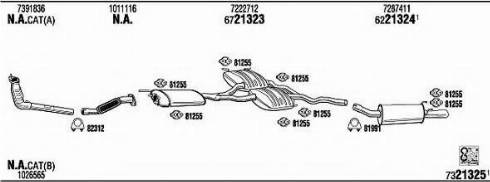 Fonos FO60433 - Система выпуска ОГ autosila-amz.com