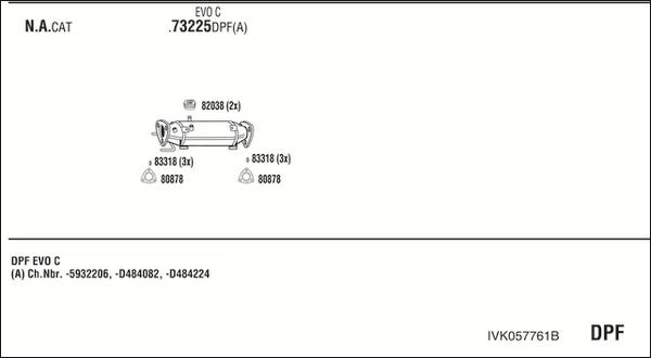 Fonos IVK057761B - Система выпуска ОГ autosila-amz.com