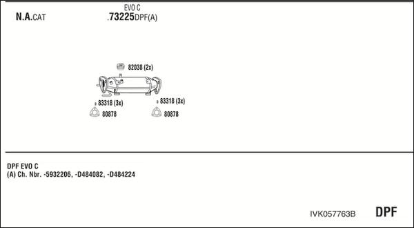 Fonos IVK057763B - Система выпуска ОГ autosila-amz.com