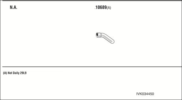 Fonos IVK034450 - Система выпуска ОГ autosila-amz.com