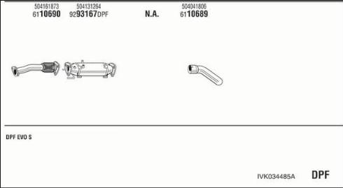 Fonos IVK034485A - Система выпуска ОГ autosila-amz.com