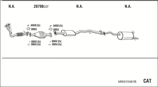 Fonos MIK015481B - Система выпуска ОГ autosila-amz.com