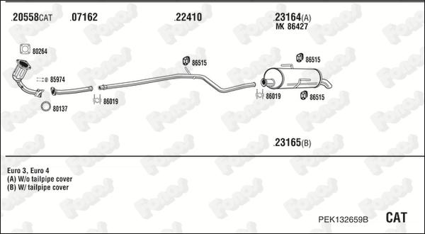 Fonos PEK132659B - Система выпуска ОГ autosila-amz.com