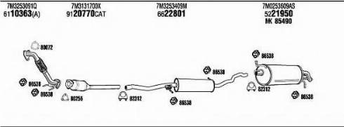 Fonos SE70008 - Система выпуска ОГ autosila-amz.com