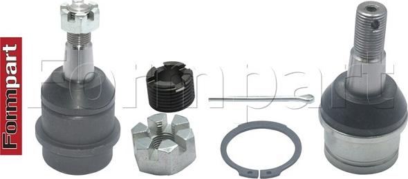 Formpart 6189002 - Шаровая опора, несущий / направляющий шарнир autosila-amz.com