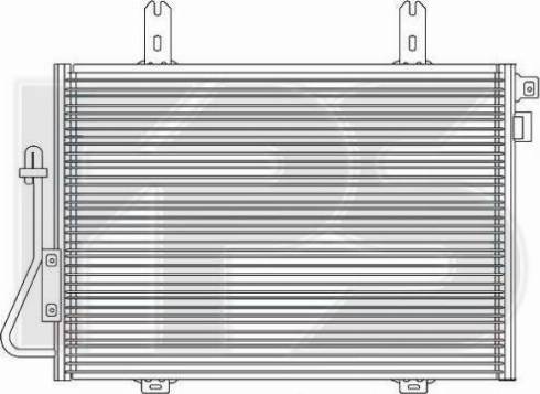 FPS FP 56 K161 - Конденсатор кондиционера autosila-amz.com
