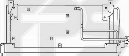 FPS FP 52 K113 - Конденсатор кондиционера autosila-amz.com