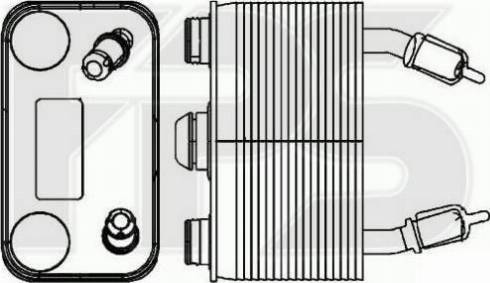 FPS FP 14 B31-X - Масляный радиатор, автоматическая коробка передач autosila-amz.com