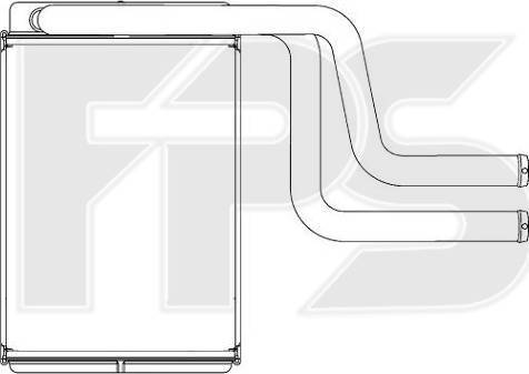 FPS FP 28 N26 - Теплообменник, отопление салона autosila-amz.com