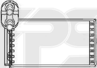 FPS FP 74 N30 - Теплообменник, отопление салона autosila-amz.com