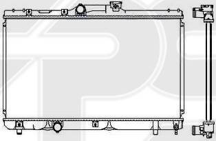 FPS FP 70 A537 - Радиатор, охлаждение двигателя autosila-amz.com