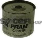 FRAM C1191PL - Топливный фильтр autosila-amz.com
