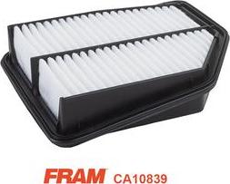FRAM CA10839 - Воздушный фильтр, двигатель autosila-amz.com