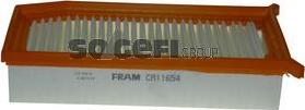 FRAM CA11654 - Воздушный фильтр, двигатель autosila-amz.com