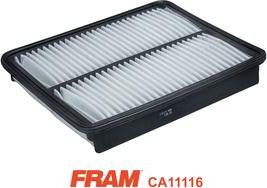 FRAM CA11116 - Воздушный фильтр, двигатель autosila-amz.com