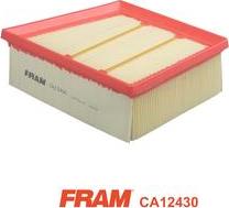 FRAM CA12430 - Воздушный фильтр, двигатель autosila-amz.com