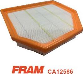 FRAM CA12586 - Воздушный фильтр, двигатель autosila-amz.com