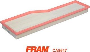 FRAM CA8647 - Воздушный фильтр, двигатель autosila-amz.com