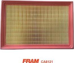 FRAM CA8121 - Воздушный фильтр, двигатель autosila-amz.com