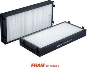 FRAM CF10920-2 - Фильтр воздуха в салоне autosila-amz.com