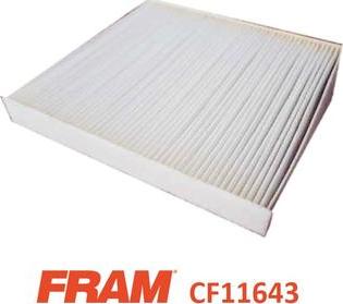 FRAM CF11643 - Фильтр воздуха в салоне autosila-amz.com