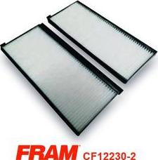 FRAM CF12230-2 - Фильтр воздуха в салоне autosila-amz.com