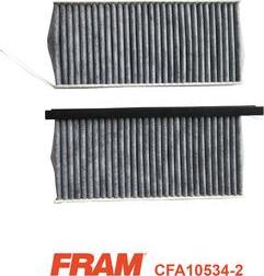 FRAM CFA10534-2 - Фильтр воздуха в салоне autosila-amz.com