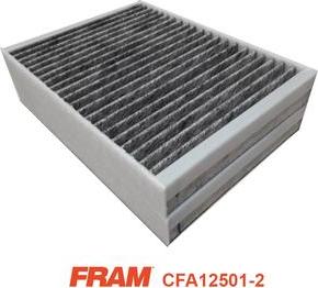 FRAM CFA12501-2 - Фильтр воздуха в салоне autosila-amz.com