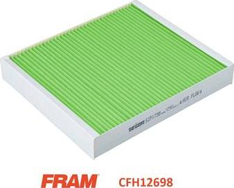 FRAM CFH12698 - Фильтр, воздух во внутренном пространстве autosila-amz.com