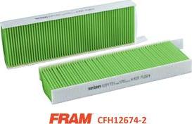 FRAM CFH12684 - Фильтр воздуха в салоне autosila-amz.com