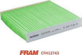 FRAM CFH12726 - Фильтр воздуха в салоне autosila-amz.com