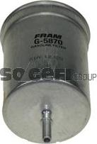 FRAM G5870 - Фильтр топливный VAG G5870 FRAM Octavia (1U2)/Святогор (F3R) ( на защелках ) подходит на ГАЗель autosila-amz.com