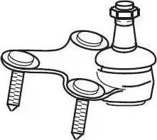 FRAP 4033 - Шаровая опора, несущий / направляющий шарнир autosila-amz.com