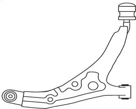 FRAP 1855 - Рычаг подвески колеса autosila-amz.com