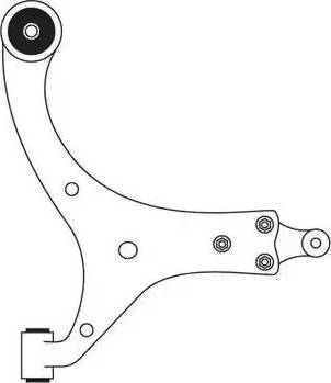 FRAP 3846 - Рычаг подвески колеса autosila-amz.com