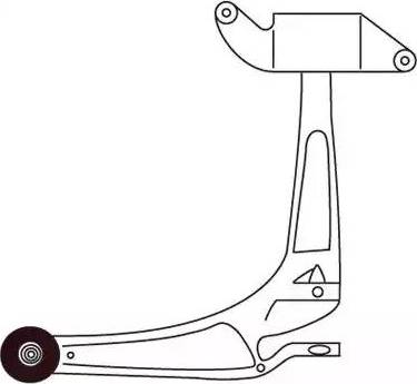 FRAP 3295 - Рычаг подвески колеса autosila-amz.com