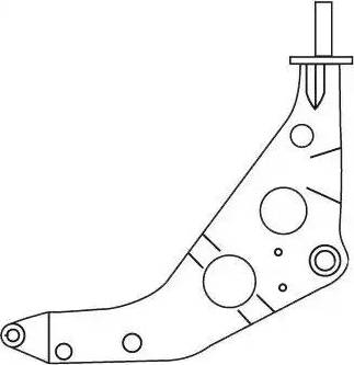 FRAP 2524 - Рычаг подвески колеса autosila-amz.com