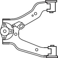 FRAP F4454 - Рычаг подвески колеса autosila-amz.com