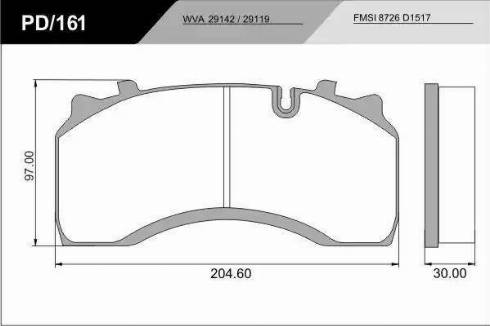 HELLA C4056 - Тормозные колодки, дисковые, комплект autosila-amz.com