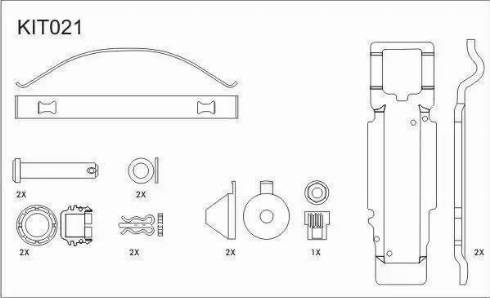 FRAS-LE PD/116-K21_HD PRO - Тормозные колодки, дисковые, комплект autosila-amz.com