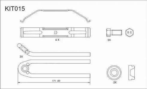 FRAS-LE PD/131-K15_HD PRO - Тормозные колодки, дисковые, комплект autosila-amz.com