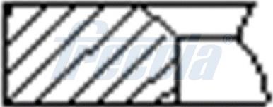 Freccia FR10-249400 - Комплект поршневых колец autosila-amz.com