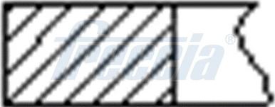 Freccia FR10-350900 - Комплект поршневых колец autosila-amz.com