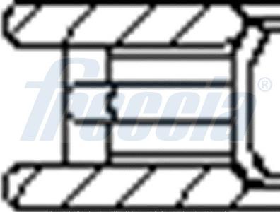 Freccia FR10-216250 - Комплект поршневых колец на 1 цилиндр FORD +50 d83 5 autosila-amz.com