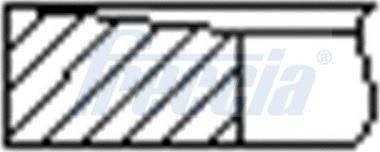 Freccia FR10-382200 - Комплект поршневых колец autosila-amz.com