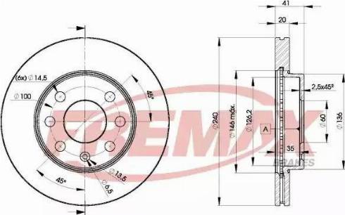 FREMAX BD-9021 - Тормозной диск autosila-amz.com