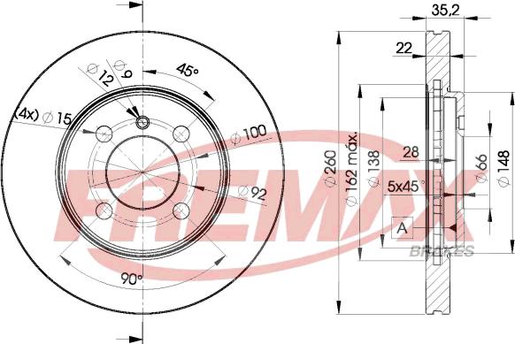 FREMAX BD-4749 - Тормозной диск autosila-amz.com