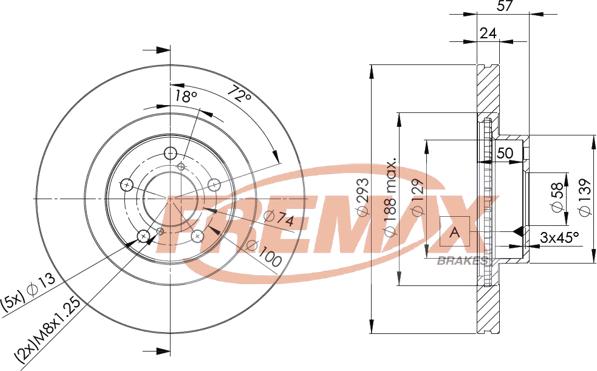 FREMAX BD-4702 - Тормозной диск autosila-amz.com