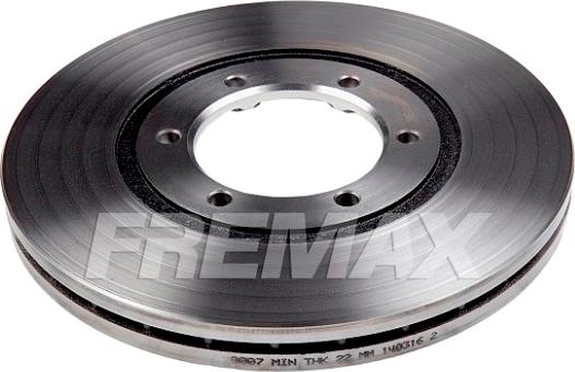 FREMAX BD-0007 - Тормозной диск autosila-amz.com